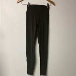 LULULEMON Olive Green Leggings Size 2